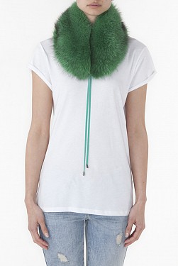 MATILDA GREEN FOX COLLAR